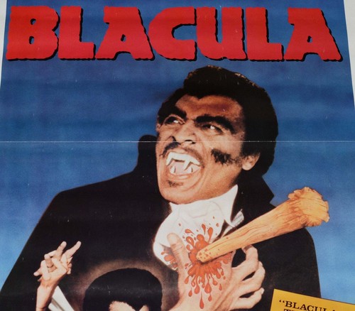 William Crain, Director / Blacula Original Póster de una hoja para lanzamiento de video - Imagen 2 de 2