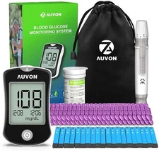Glucometer Blood Sugar Monitor Meter Diabetic Test Glucose Diabetes Machine Care