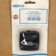 Perko Black Plastic Flush Pull Marine/RV Part #1016-DP-BLK *NOS* Made In USA*