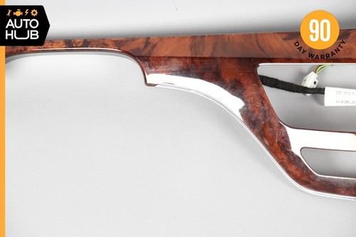 07-13 Mercedes W221 S63 S550 Dashboard Center Trim Molding 2216805471 Wood OEM - Picture 3 of 12