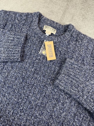 *Neu mit Etikett* Duluth Trading Sweater Herren (XLT) Shetland Wolle Fischer Zopfmuster Pullover