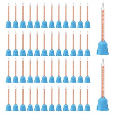 50x Blue/Orange Temporary Crown  Bridge Dental Mixing Tips 10:1 Ratio USA FDA 