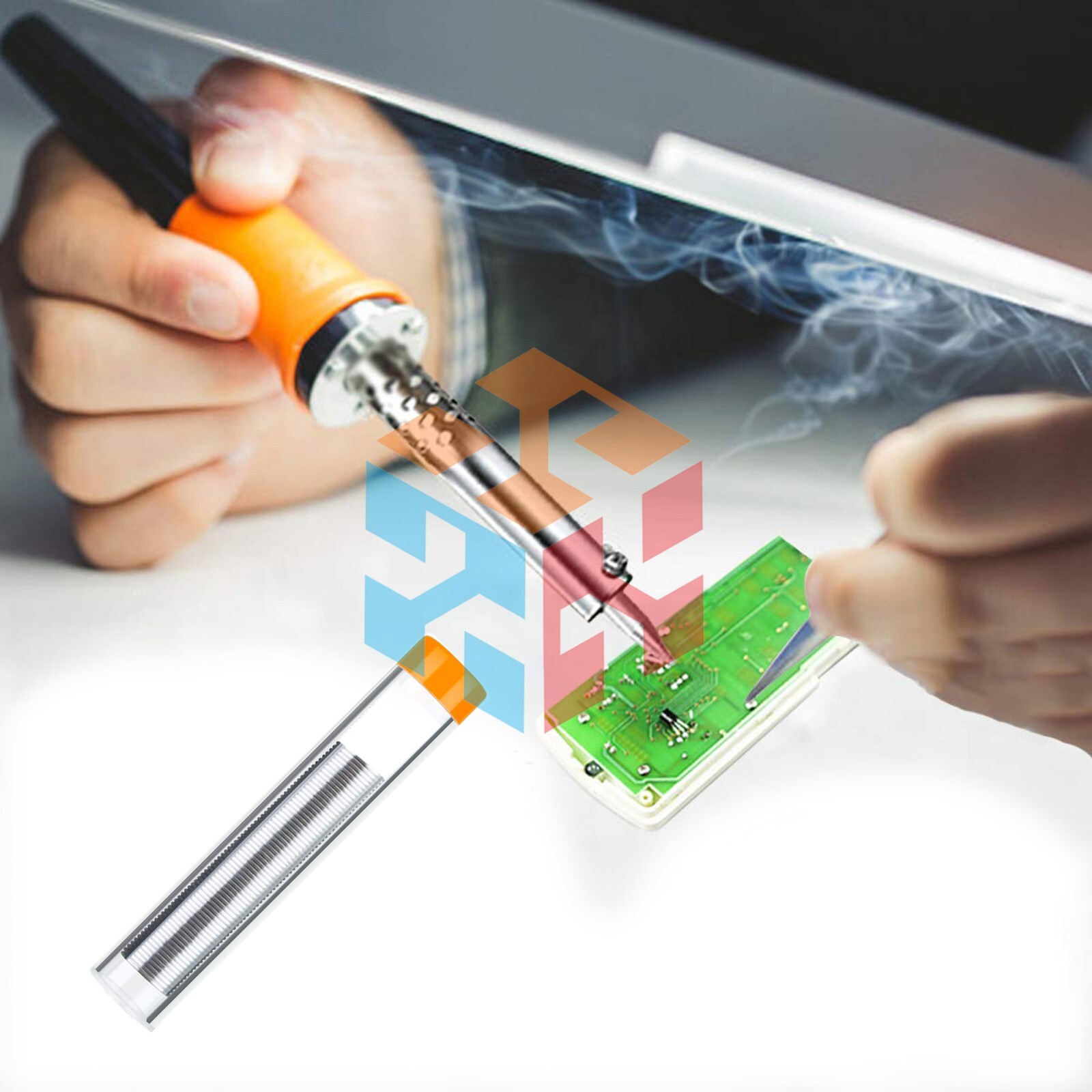 Soldered Items 80W Digital Electric Soldering Iron Kit Tempe Adjustable Welding Tool ...