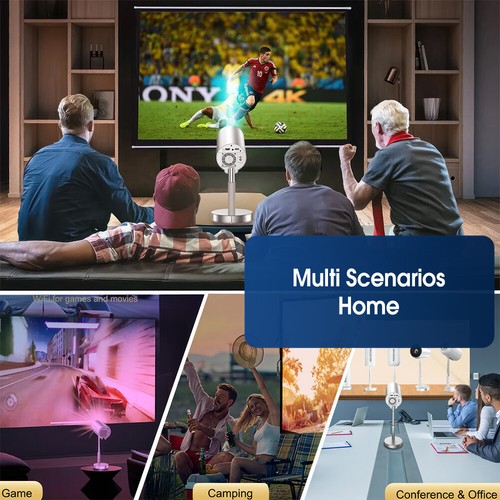 Mini Portable Projector LED 4K 1080P Home Theater WiFi Bluetooth Android iOS - Picture 11 of 18