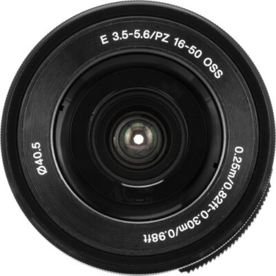 Sony SELP1650 16 - 50mm E - Mount Zoom Lens OSS Stabilization Compact Design