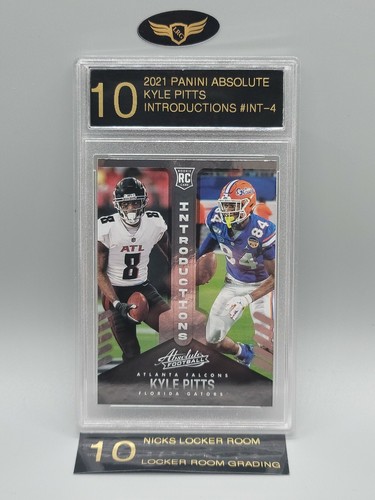 2021 Panini Absolute Falcons KYLE PITTS #INT-4 Introductions rookie RC LRG 10