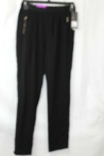 Mossimo Women's Higher Mid-Rise Tapered Leg Black Pants Size 4 NWT B135