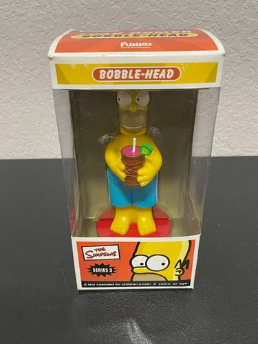 The Simpsons Homer Bobble Head Figure Luau Funko 2007