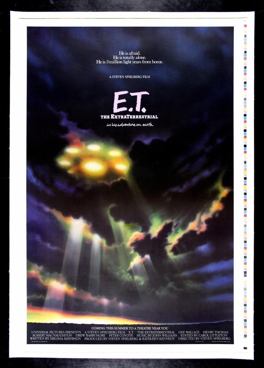 E.T. EXTRA TERRESTRIAL 👽 CineMasterpieces ADVANCE PRINTERS PROOF