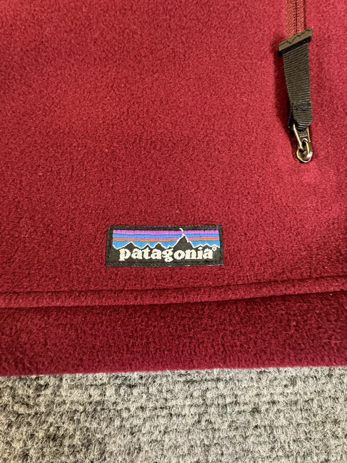 patagonia synchilla simple full zip outdoors hiking jacket