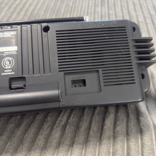 VTG Sharp Wq-t283 Boombox Black Retro Dual Cassette Japan READ - Picture 8 of 15