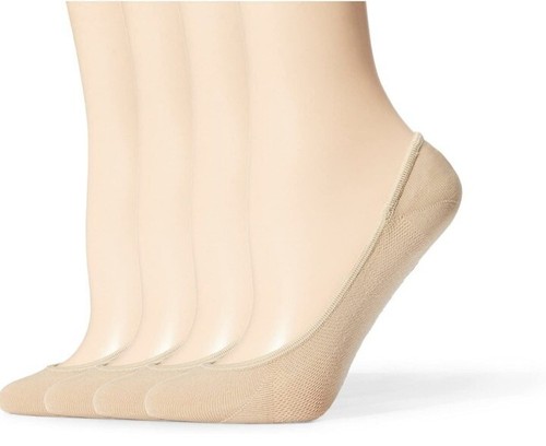 Starter Women's No Show Invisible Liner Black Socks 4 Pack. M (5-9.5). New.