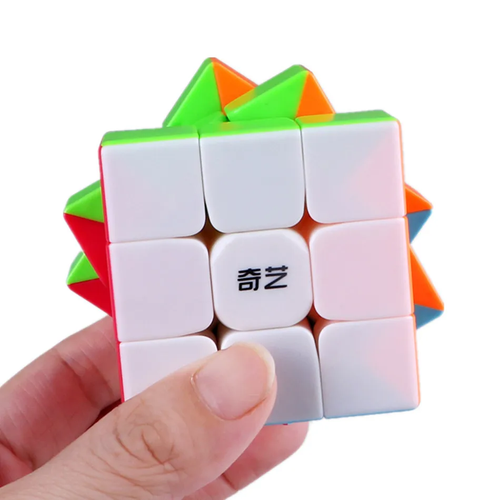 Qiyi Warrior S Magic Cube Colorful Stickerless Speed 3X3 Cube Antistress 3X3X3 L - Picture 2 of 13