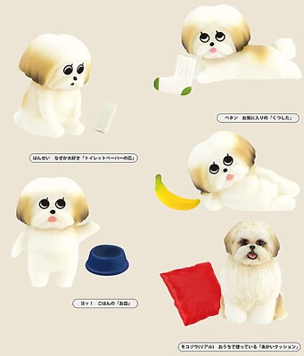 Mokozo Figure Collection Dog Mascot Capsule Toy 5 Types Full