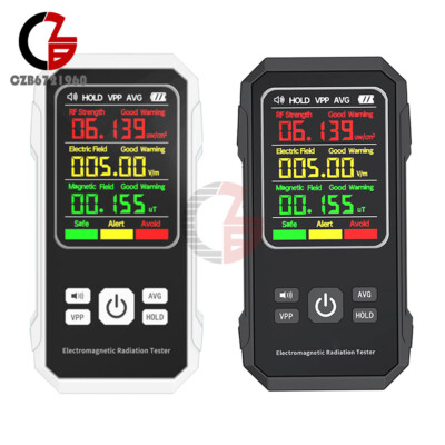 Digital EMF Meter Electromagnetic Field Radiation Detector RF Strength Detection