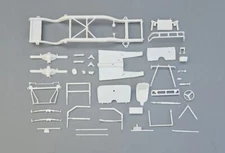 MPC 1/25 1934 FORD SLAMMER MODIFIED CHASSIS, INTERIOR AND RELATED PARTS