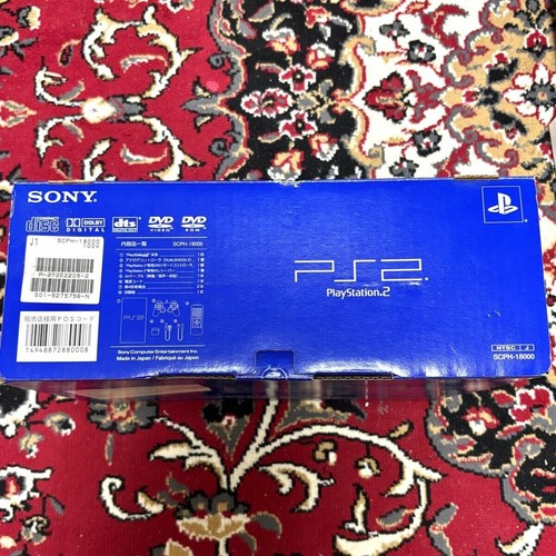 Consola de juegos Sony Playstation 2 SCPH-18000 negra NTSC-J PS2 sin usar de JAPÓN - Imagen 3 de 4