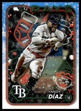 Yandy Díaz 2024 Topps Holiday #H17 Tampa Bay Rays