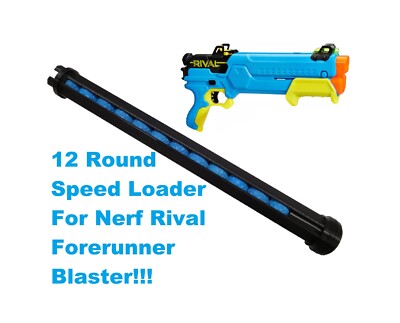 Forerunner 12 Shot Speed Loader For Rival Blaster Refill Tool Mag Clip Toy