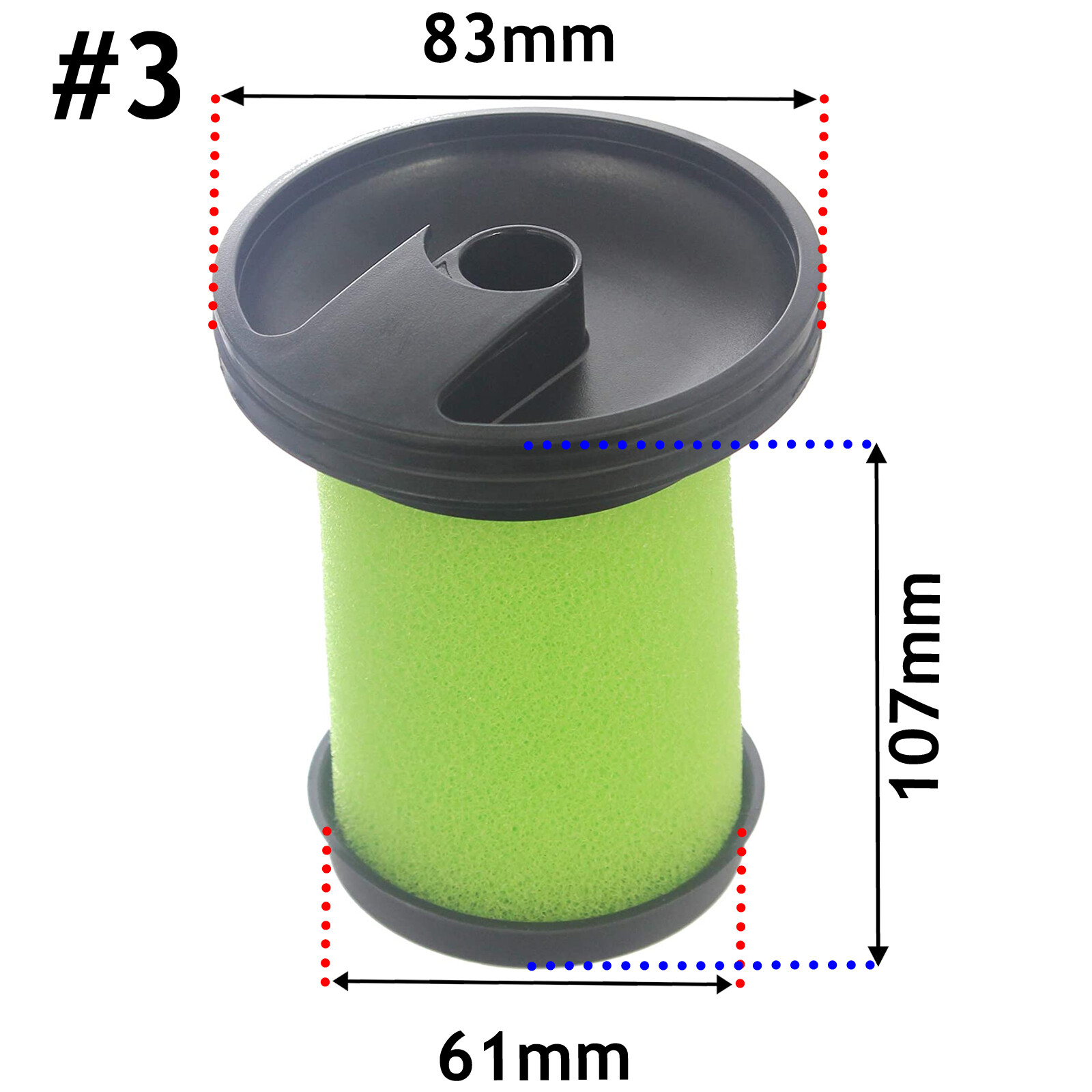 Spare Parts for GTECH AirRam Multi Mk2 K9 Filter Brushroll Charger