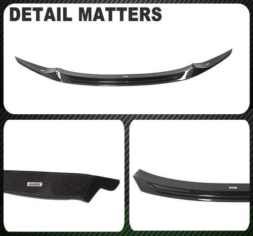 Spoiler labbro anteriore in carbonio spoiler spada adatto per BMW G14 G15 G16 2019-24 - Foto 12 di 12