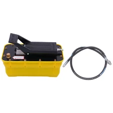 Air Hydraulic Foot Pedal Jack Pump Rotary Lift 0.75-0.95/Lmin 2.3L 10000 PSI 