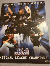 2001 New York Mets Yearbook -Mike Piazza, Al Leiter, John Franco, Robin Ventura