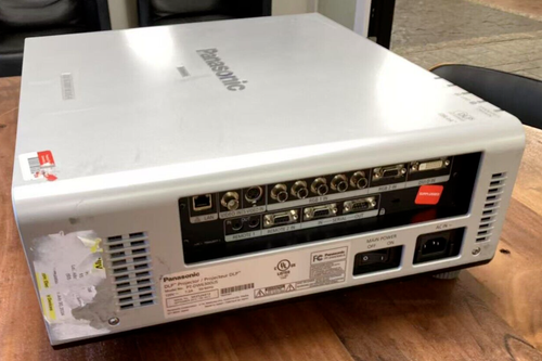 Panasonic DLP PT-DW6300US WXGA Projector 6,000 Lumens Tested Working - 437 Hours - Picture 4 of 12