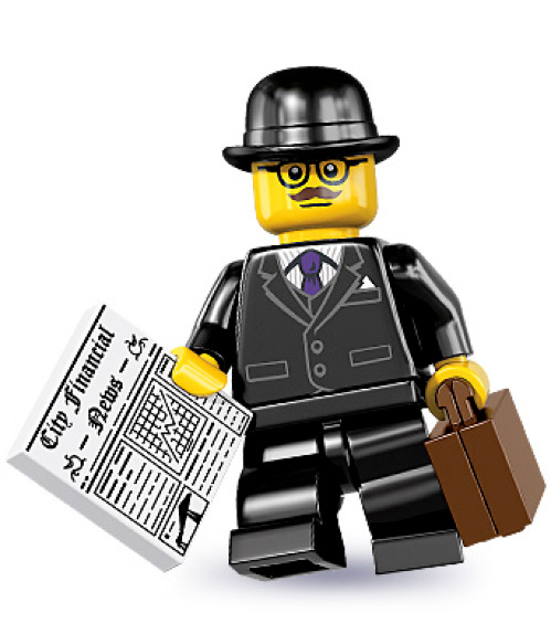 LEGO Minifigures Series 8 -Businessman Minifigure (8833) New