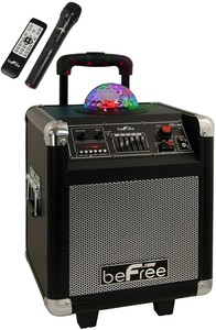 bluetooth dj pa speaker with disco light