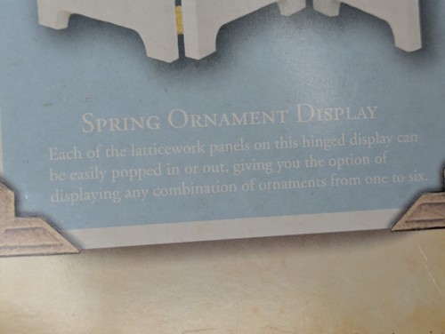 2003 Hallmark Keepsake Spring Ornament Display with Original Box-Unused 9.75" - Picture 5 of 13