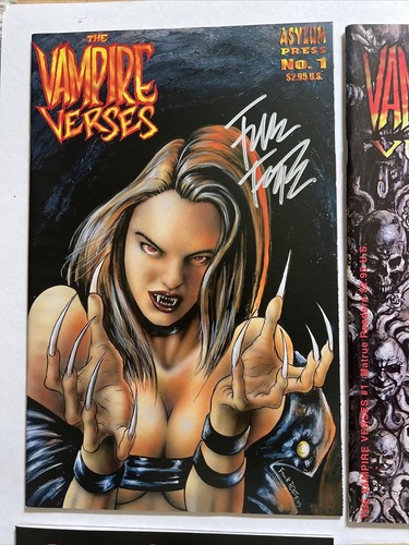 Cómics de terror Vampire Verses #1-3 firmado por Frank Forte, firmado, tercero, 2001, casi nuevo+ - Imagen 2 de 22