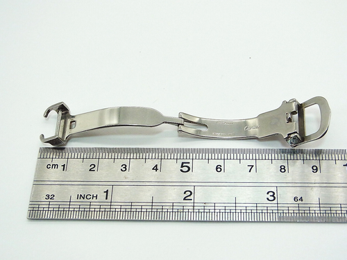 Cartier 12mm St.Steel Brushed Deployment Genuine Clasp Buckle Watch Band EX - Picture 16 of 16