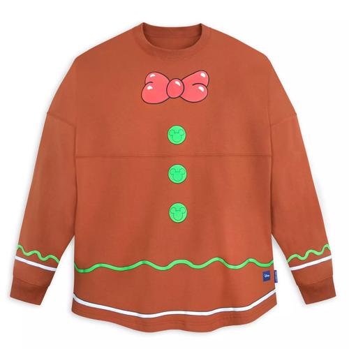 Disney Parks Mickey Mouse Gingerbread Spirit Jersey Disney Eats Adult LARGE - Picture 3 of 4