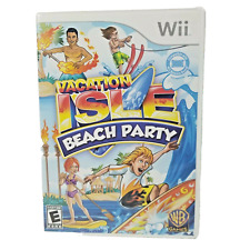 Vacation Isle Beach Party Video Game Wii Nintendo 2010 with Manual Complete