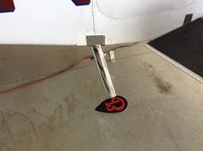 BEECHCRAFT BONANZA STEP  ANTI  SKID TAPE     Red-Blue-Yellow -Grey Rh Side