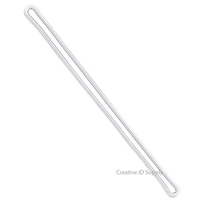 clear plastic loop strap for luggage tag