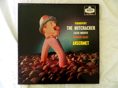 TCHAIKOVSKY THE NUTCRACKER COMPLETE BALLET 0SR ANSERMET DECCA SXL 2092-3 ED4