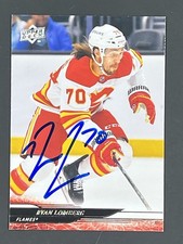 Ryan Lomberg Signed 2024-25 Upper Deck IP Auto Not Authenticated Calgary Flames