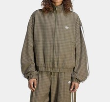 Adidas Originals Check Track Top Women's Casual Jacket Retro Classic-LE8306