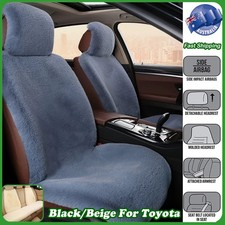 Fluffy Sheepskin Car Seat Covers For Toyota Corolla Ascent Non-Slip Cushion Pad
