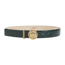 VERSACE Medusa Green Belt New & Authentic