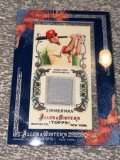 2011 Topps Allen & Ginters Game Used Memorabilia Ryan Zimmerman 