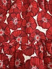 Janie And Jack Red Poppy  Floral Shift Dress Size 6 — photo 2