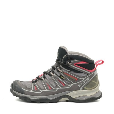 Salomon Damen X Ultra Mid GTX Wanderschuhe Grau Wasserdicht, Atmungsaktiv EU 41 