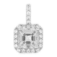 Cavill SilberanhäNger 0,96Ct Danburit Oktagon Zirkon Damen Schmuck