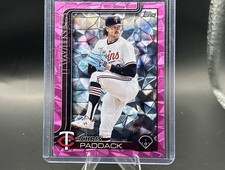2025 Topps Update Pink Diamante Foil Chris Paddack Minnesota Twins #US73
