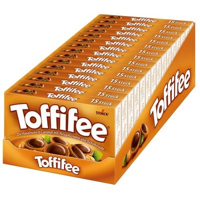 (14,97 /1kg) Storck Toffifee, Praline, Schokolade, 15 Packungen