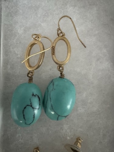 3 pares de aretes colgantes modernos para disfraces - Imagen 3 de 9