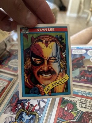 Stan Lee Mr. Marvel 1990 Impel Marvel Universe Series 1 #161